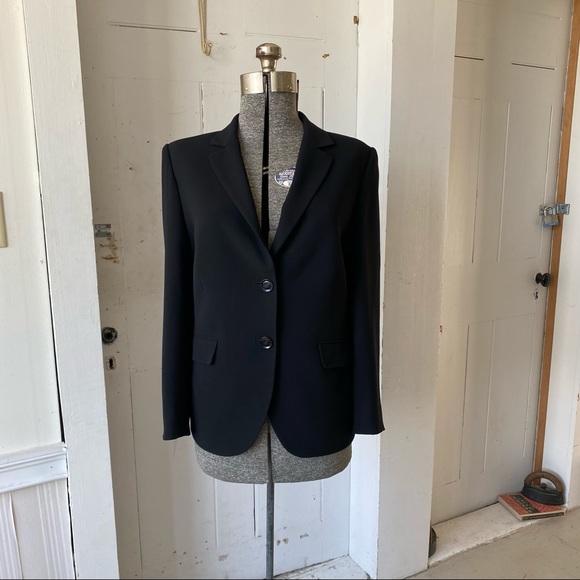Basler Black 2 button M-Notch Lapel Blazer Jacket - Picture 2 of 10